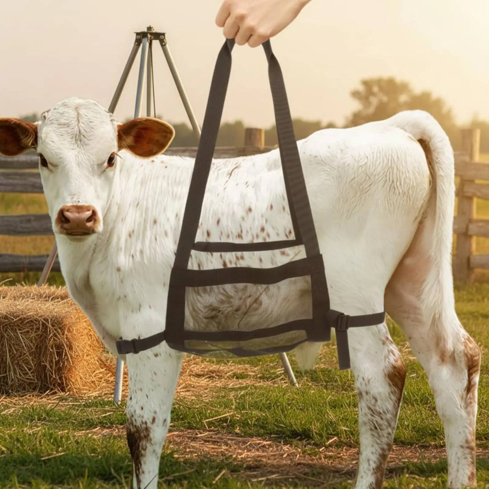 Hanging Scale Sling Heavy-Duty Sheep Weighing Sling Goat Lifting Harness Easy to Clean Livestock Weighing Bag Foldable
Hanging Scale Sling Heavy-Duty Sheep Weighing Sling Goat Lifting Harness Easy to Clean Livestock Weighing Bag Foldable