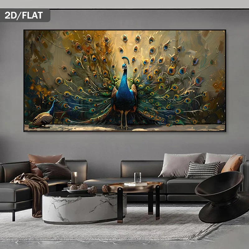 Modern Abstract Canvas Print Peacock Beautiful Feathers, Perfect for Living Rooms and Bedrooms, Decorating Artwork Frameless
Modern Abstract Canvas Print Peacock Beautiful Feathers, Perfect for Living Rooms and Bedrooms, Decorating Artwork Frameless