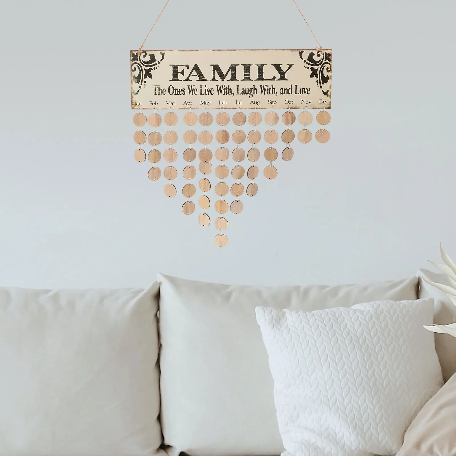 50pcs Family Birthday Board Wooden Wall Calendar Diy Home Decor Date Tracker For Birthdays Anniversaries Mothers Day Gift Party
50pcs Family Birthday Board Wooden Wall Calendar Diy Home Decor Date Tracker For Birthdays Anniversaries Mothers Day Gift Party