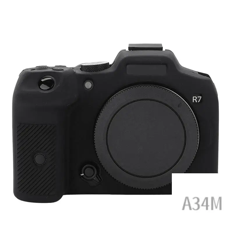 A34M-Camera Silicone Case SLR Camera Case Suitable For Canon EOS R7 Camera Silicone Case R7 SLR Camera Protective Case Black
A34M-Camera Silicone Case SLR Camera Case Suitable For Canon EOS R7 Camera Silicone Case R7 SLR Camera Protective Case Black