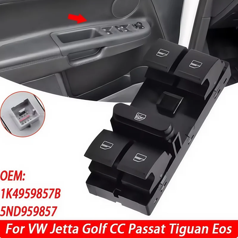 Новый главный переключатель стеклоподъемника для Volkswagen CC Jetta Golf Passat Tiguan Skoda Fabia 1K4959857B 1K4 959 857
Новый главный переключатель стеклоподъемника для Volkswagen CC Jetta Golf Passat Tiguan Skoda Fabia 1K4959857B 1K4 959 857