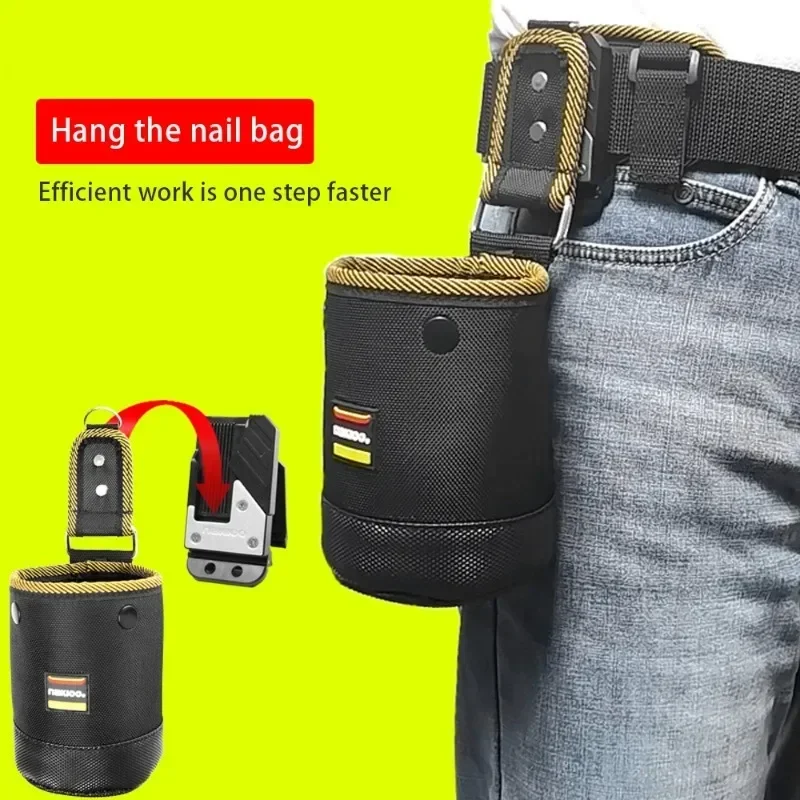 New Tool Pouch Waist Bag Adjustable Multi-function Belt Pocket Screw Accessories Storage Suitable for Electrician Waist Tool Bag
New Tool Pouch Waist Bag Adjustable Multi-function Belt Pocket Screw Accessories Storage Suitable for Electrician Waist Tool Bag