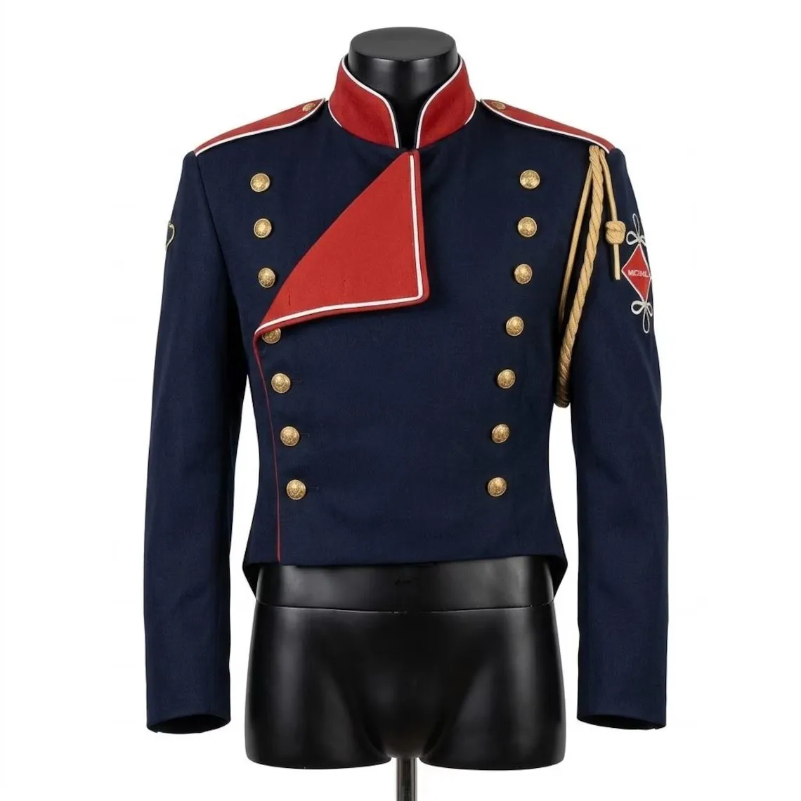 Custom Made Super Singer Michael Stage Performance Military Jacket Adult Mens Wool Navy Blue Retro PoP Star Top Coat
Custom Made Super Singer Michael Stage Performance Military Jacket Adult Mens Wool Navy Blue Retro PoP Star Top Coat