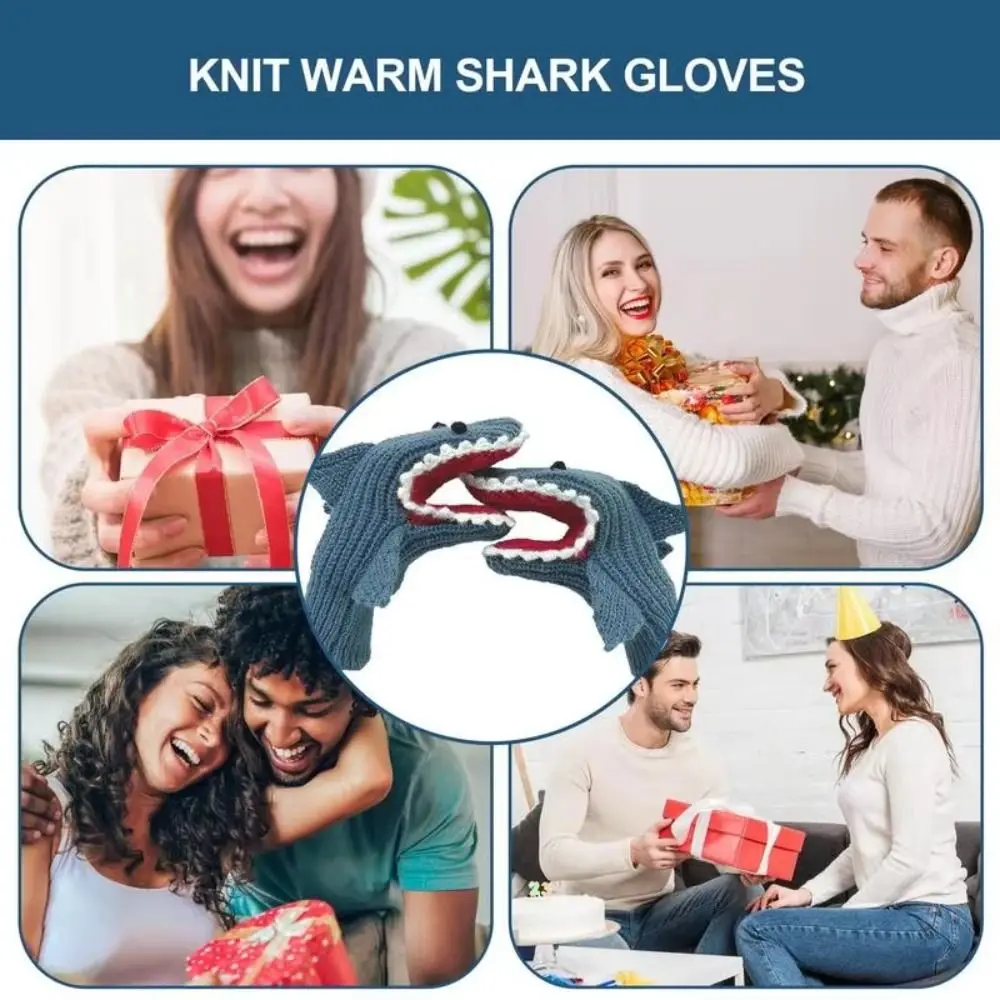 Забавные мягкие толстые вязаные перчатки с изображением акулы, высокоэластичные теплые перчатки с героями мультфильмов, морозостойкие велосипедные перчатки унисекс
Забавные мягкие толстые вязаные перчатки с изображением акулы, высокоэластичные теплые перчатки с героями мультфильмов, морозостойкие велосипедные перчатки унисекс