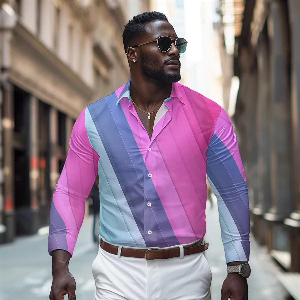 Multi color splicing printed pattern long sleeved shirt, Spring and Autumn new style
Multi color splicing printed pattern long sleeved shirt, Spring and Autumn new style