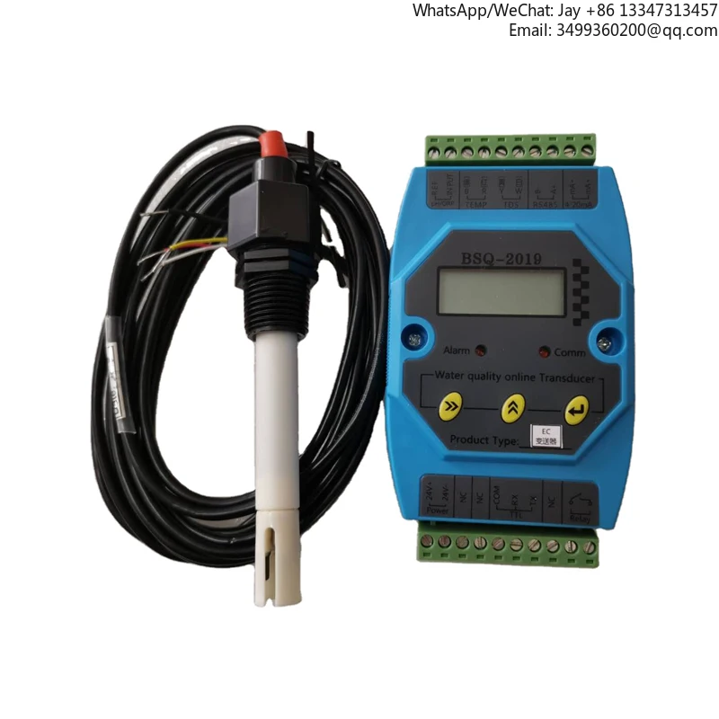 Датчик электропроводности RS485 Modbus 4-20мА 0-2000мкСм для анализа качества воды
Датчик электропроводности RS485 Modbus 4-20мА 0-2000мкСм для анализа качества воды