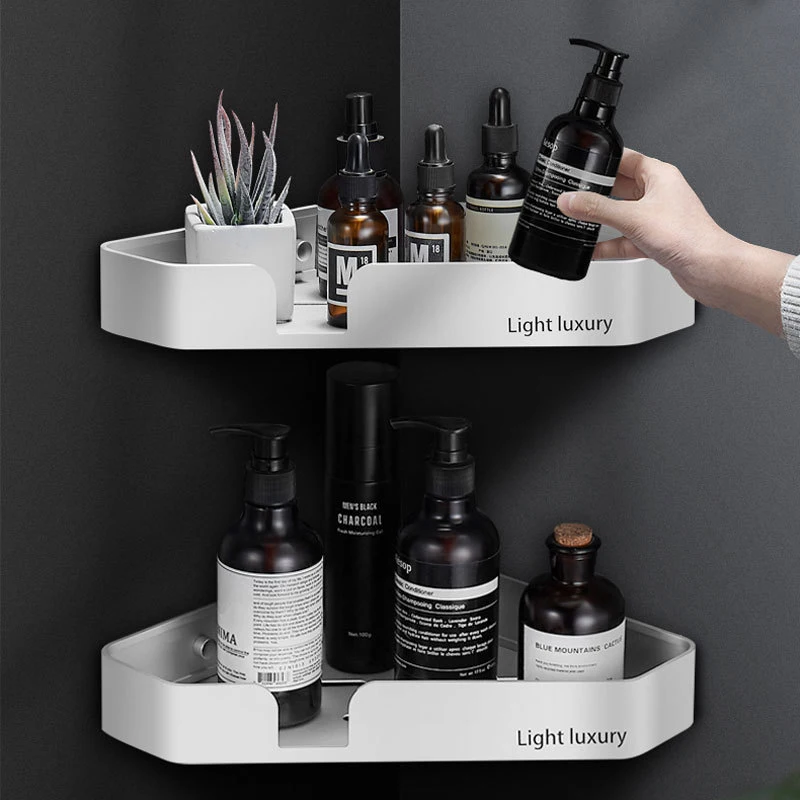 Wall-Mounted Bathroom Storage Rack Space Aluminum Tripod Square Basket Bathroom Shelf With Towel Bar Bathroom Accessories Sets
Wall-Mounted Bathroom Storage Rack Space Aluminum Tripod Square Basket Bathroom Shelf With Towel Bar Bathroom Accessories Sets