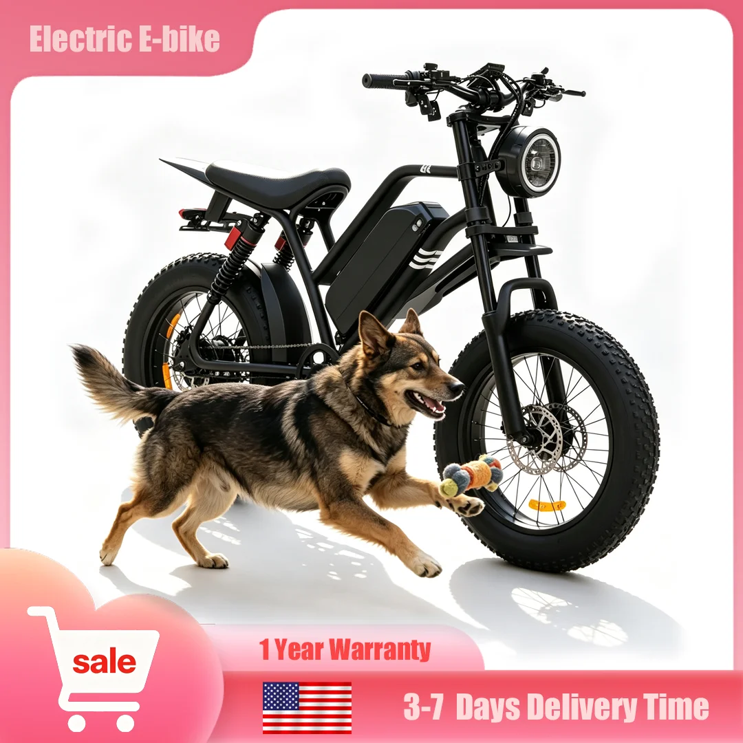 Adult Electric Bike 48V 15AH Battery 1500W Peak Off-Road Ebike Mountain Dirt Bicycle Max 65 Miles
Adult Electric Bike 48V 15AH Battery 1500W Peak Off-Road Ebike Mountain Dirt Bicycle Max 65 Miles