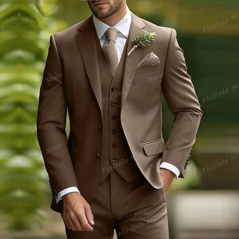 New Men Suit Business Prom Party Groom Groomsman Wedding Formal Occasion Tuxedos 3 Piece Set Jacket Vest Pants
New Men Suit Business Prom Party Groom Groomsman Wedding Formal Occasion Tuxedos 3 Piece Set Jacket Vest Pants