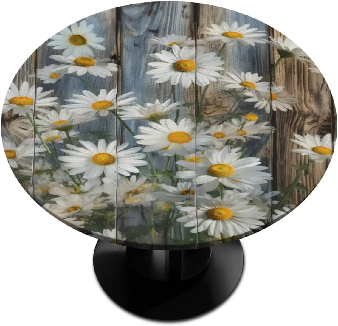 Wooden Retro Daisy Round Fitted Tablecloth with Elastic Edge 45"-56" Fitted Table Cloth for Round Table Circular Table C
Wooden Retro Daisy Round Fitted Tablecloth with Elastic Edge 45"-56" Fitted Table Cloth for Round Table Circular Table C