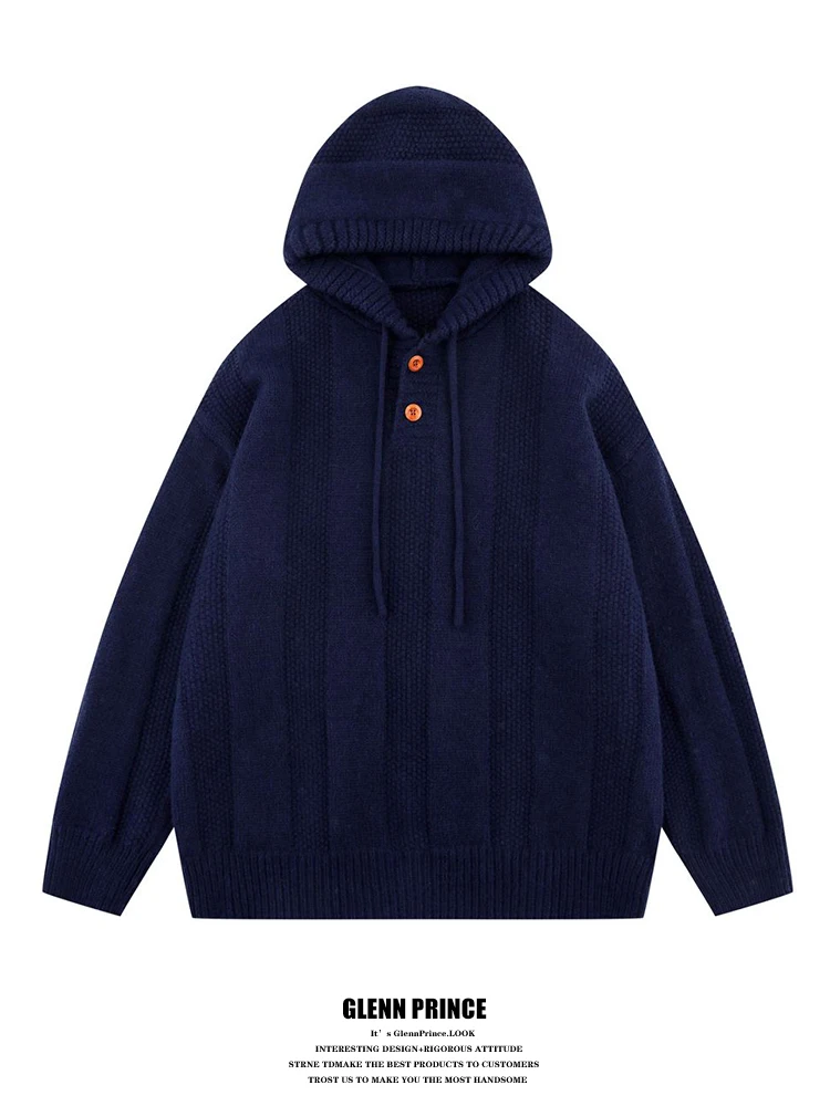 Мужская вязаная кофта GPstudio в японском стиле, с капюшоном, на молнии, осенне-зимняя, теплая, повседневная, свободного кроя, длинный рукав
Мужская вязаная кофта GPstudio в японском стиле, с капюшоном, на молнии, осенне-зимняя, теплая, повседневная, свободного кроя, длинный рукав