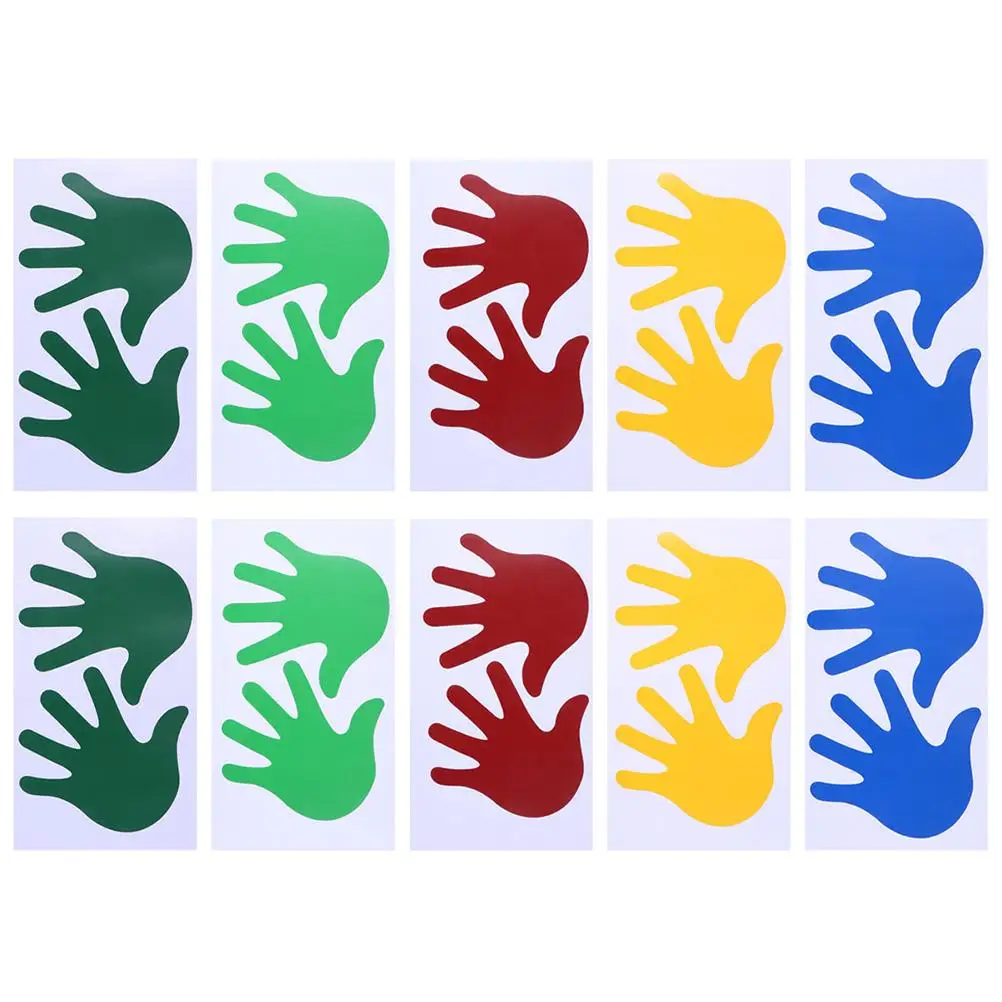 20 Pairs Shaped Wall Stickers PVC Home Decor Decals Adhesive Kids Room Waterproof Handprint Design Modern
20 Pairs Shaped Wall Stickers PVC Home Decor Decals Adhesive Kids Room Waterproof Handprint Design Modern