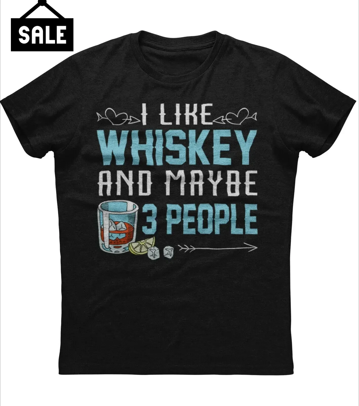 I Like Whiskey And Maybe 3 People. Funny Graphic T-Shirt 100% Cotton O-Neck Short Sleeve Summer Casual Mens T-shirt Streetwear
I Like Whiskey And Maybe 3 People. Funny Graphic T-Shirt 100% Cotton O-Neck Short Sleeve Summer Casual Mens T-shirt Streetwear