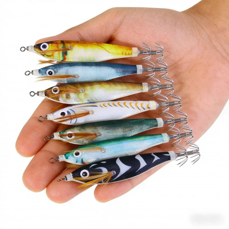 14pcs Luminous Wood Shrimp Bait 9.5cm 9g High Transparency Sea Fishing Lure withHook Special for Cuttlefish And Mollusk Catching
14pcs Luminous Wood Shrimp Bait 9.5cm 9g High Transparency Sea Fishing Lure withHook Special for Cuttlefish And Mollusk Catching