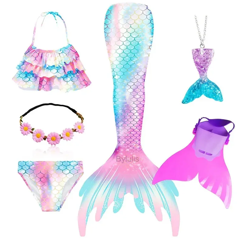 Girls Mermaid Tail Swimsuit for Swimming Kids the Little Mermaid Costume Cosplay Children's Beach Clothes Swim Bathing Suit
Girls Mermaid Tail Swimsuit for Swimming Kids the Little Mermaid Costume Cosplay Children's Beach Clothes Swim Bathing Suit