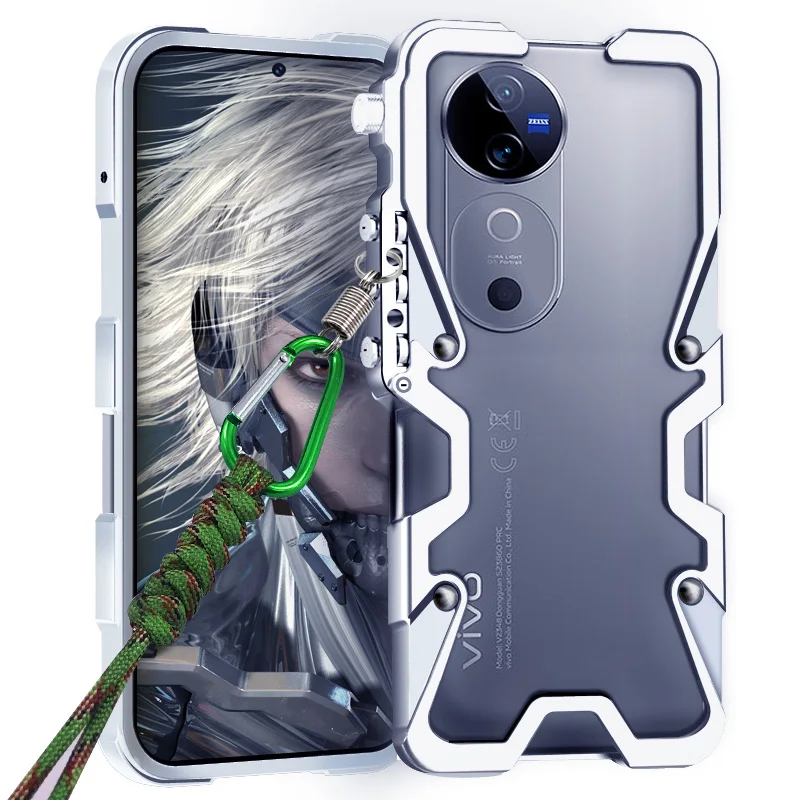 Zimon Luxury Armor Metal Aluminum Phone Bumper For Vivo V70 FE V60 V50 V40 V30 Pro Cover Mechanical Purely Handmade Skull Case
Zimon Luxury Armor Metal Aluminum Phone Bumper For Vivo V70 FE V60 V50 V40 V30 Pro Cover Mechanical Purely Handmade Skull Case