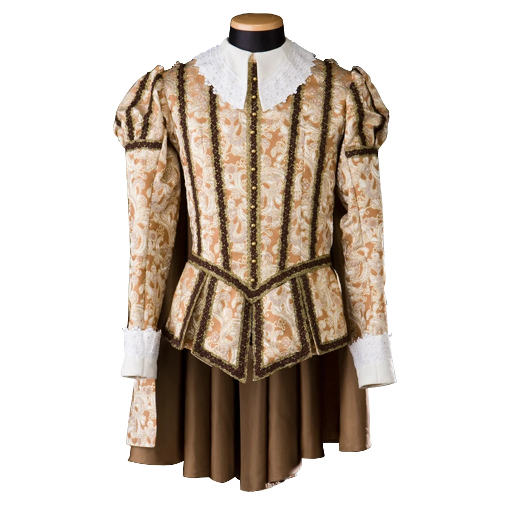 Tudor Elizabethan Costume King Cosplay Renaissance Knight Warrior Costume Hussar Officer Victorian Outfit
Tudor Elizabethan Costume King Cosplay Renaissance Knight Warrior Costume Hussar Officer Victorian Outfit