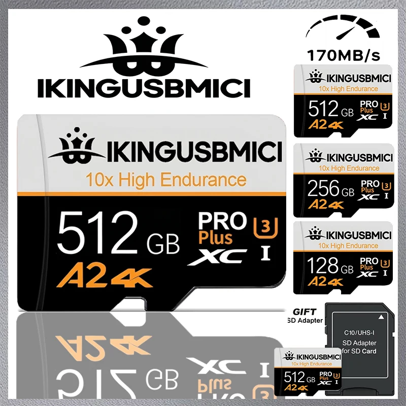Extreme A1 4K Micro TF Card - High-Speed 190GB/s Memory TF Flash Card for Drones Phones Dash Cams 64GB 128GB 256GB 512GB
Extreme A1 4K Micro TF Card - High-Speed 190GB/s Memory TF Flash Card for Drones Phones Dash Cams 64GB 128GB 256GB 512GB