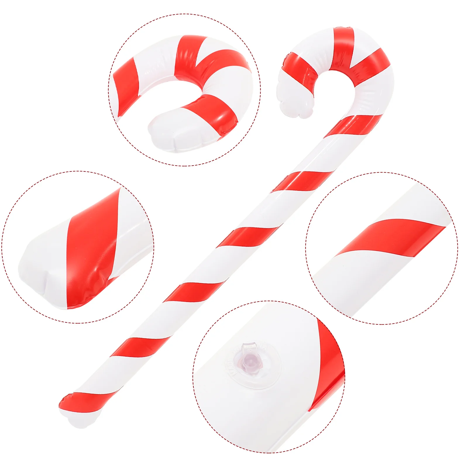 4Pcs Christmas Inflatable Candy Canes Xmas Party Decorations PVC Balloon Candy Cane Sticks Festive Decor Xmas Inflatable Sticks
4Pcs Christmas Inflatable Candy Canes Xmas Party Decorations PVC Balloon Candy Cane Sticks Festive Decor Xmas Inflatable Sticks