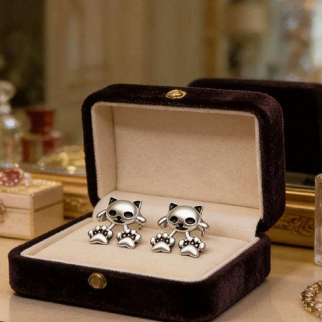 Elegant Minimalist Cat Paw Stud Earrings Women Retro Stylish Versatile Trendy Earring Jewelry Accessory Daily Casual Party Wear
Elegant Minimalist Cat Paw Stud Earrings Women Retro Stylish Versatile Trendy Earring Jewelry Accessory Daily Casual Party Wear