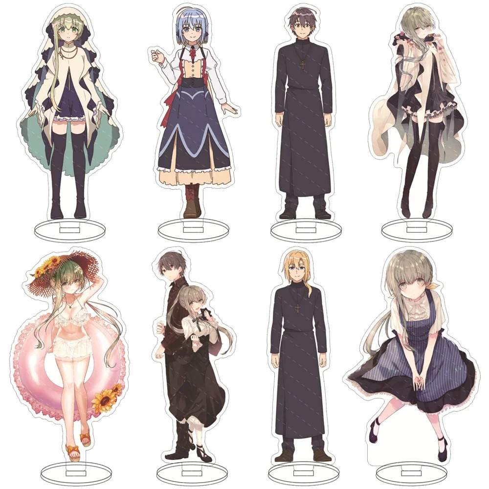 Anime Saint Cecilia and Pastor Lawrence Acrylic Stand Model Figures Cecilia Lawrence Cosplay Desk Display Accessories Fans Gifts
Anime Saint Cecilia and Pastor Lawrence Acrylic Stand Model Figures Cecilia Lawrence Cosplay Desk Display Accessories Fans Gifts