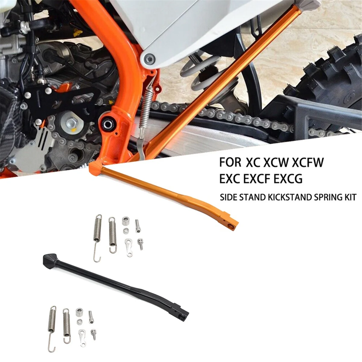 T48C_Motorcycle Kick Side Stand Kickstand for KTM XC XCW XCFW EXC EXCF EXCG Foot Lever Motorcycle Accessories Black
T48C_Motorcycle Kick Side Stand Kickstand for KTM XC XCW XCFW EXC EXCF EXCG Foot Lever Motorcycle Accessories Black