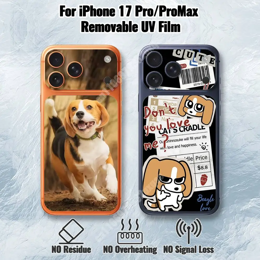 Cute Beagle Dog Removable UV Film for iPhone 17 Pro 17 ProMax Hydrogel Sticker
Cute Beagle Dog Removable UV Film for iPhone 17 Pro 17 ProMax Hydrogel Sticker