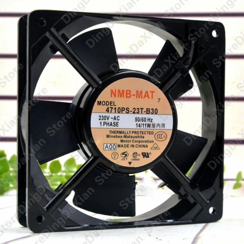 X 1PCS For NMB 4710PS-23T-B30 | AC230V 14W/11W | 12CM | Metal Frame Axial Cooling Fan
X 1PCS For NMB 4710PS-23T-B30 | AC230V 14W/11W | 12CM | Metal Frame Axial Cooling Fan