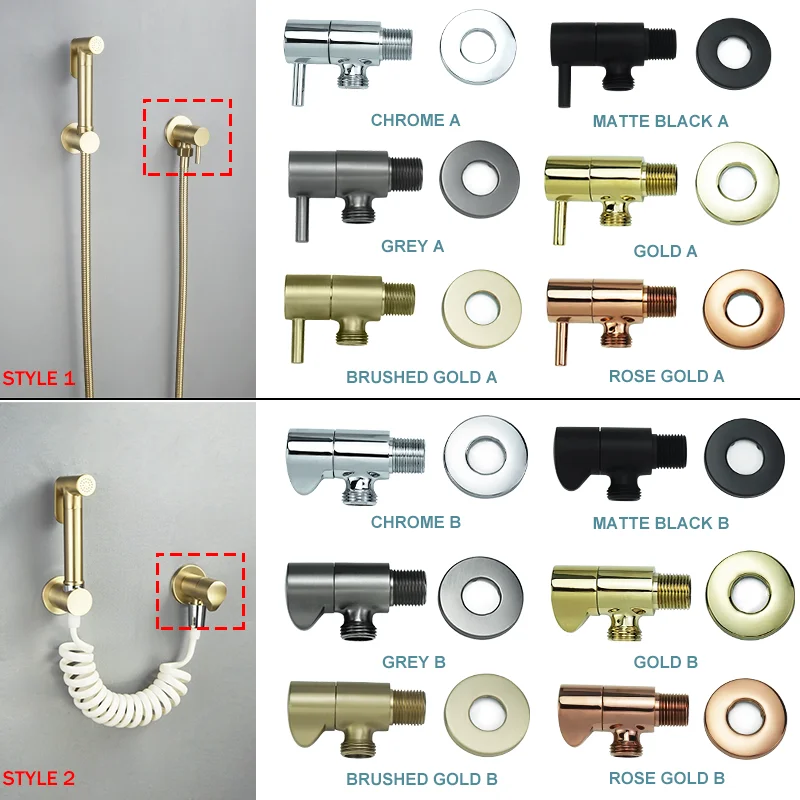 Brass Faucet Valve Wall Mounted Socket External Thread G1/2 "Black Faucet Shower Brass Angle Valve Bathtub Bathroom Accessories
Brass Faucet Valve Wall Mounted Socket External Thread G1/2 "Black Faucet Shower Brass Angle Valve Bathtub Bathroom Accessories