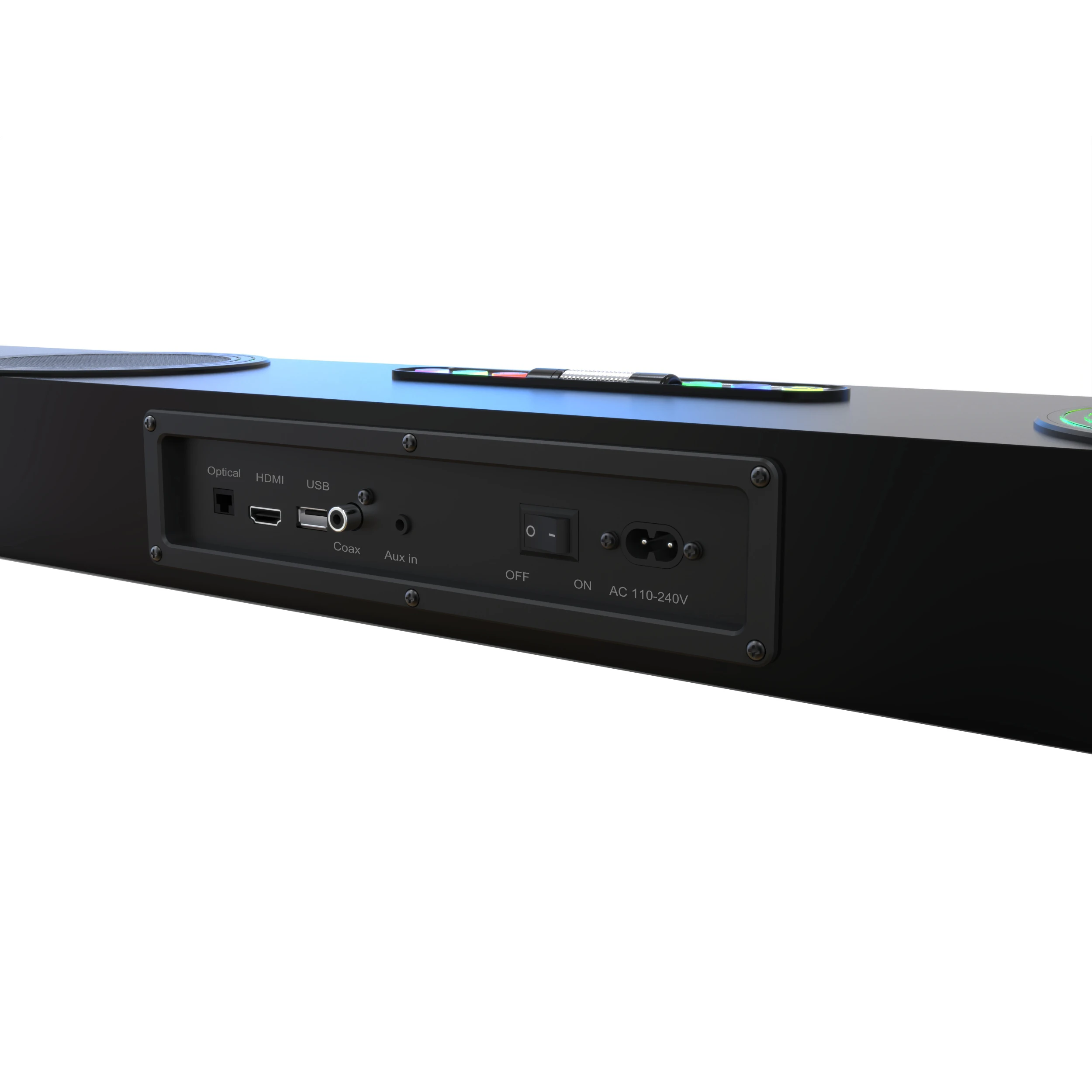120W 2.0CH Bluetooth Home Theatre Soundbar UHF Wireless Microphone Built-In Subwoofer Dual Indoor Home Theatre Remote Control
120W 2.0CH Bluetooth Home Theatre Soundbar UHF Wireless Microphone Built-In Subwoofer Dual Indoor Home Theatre Remote Control