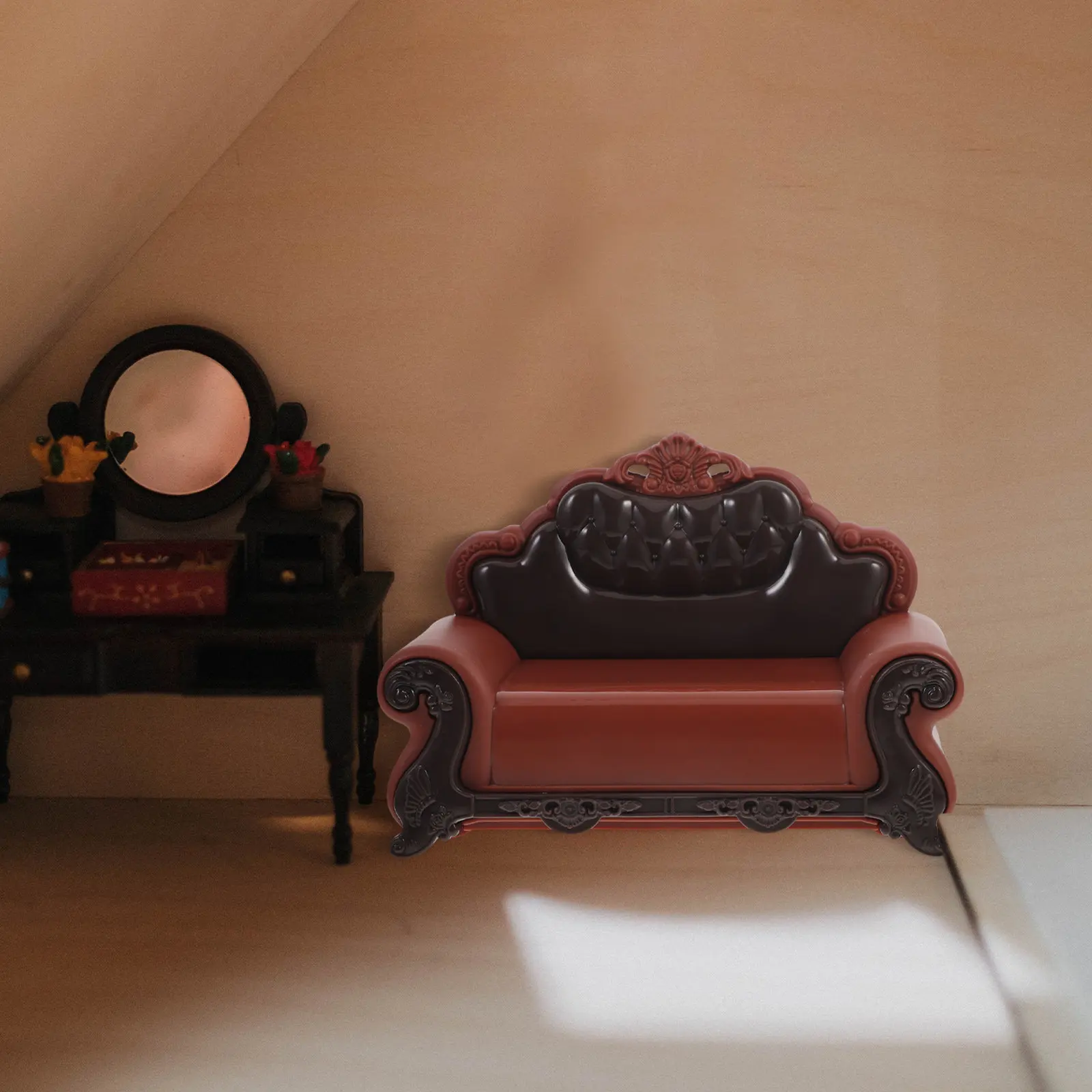 Miniature Sofa Chair Compact Vintage Plastic Chair Home Ornament Mini House Supplies DIY Decoration Miniature Chairs for Crafts
Miniature Sofa Chair Compact Vintage Plastic Chair Home Ornament Mini House Supplies DIY Decoration Miniature Chairs for Crafts