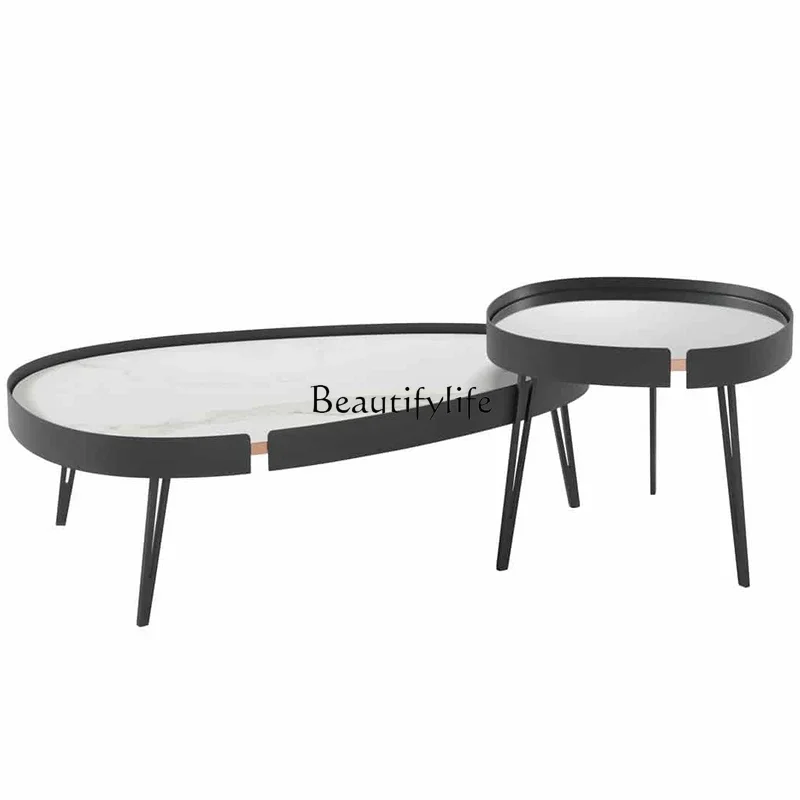 LJY-*Italian rock slab coffee table small apartment living room light luxury modern minimalist creative coffee table
LJY-*Italian rock slab coffee table small apartment living room light luxury modern minimalist creative coffee table