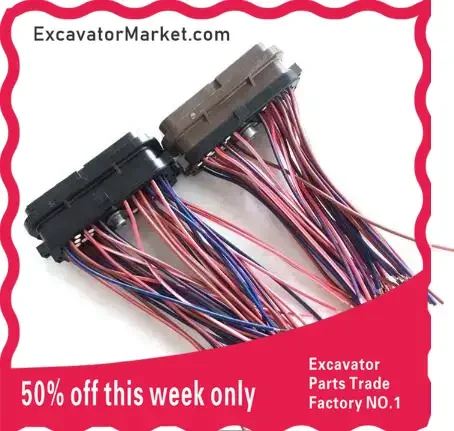 CAT E325D E312D E336D E320D Caterpillar 330D Excavator 153-2620 54 Pins Computer ECU Board Controller Connector plug
CAT E325D E312D E336D E320D Caterpillar 330D Excavator 153-2620 54 Pins Computer ECU Board Controller Connector plug