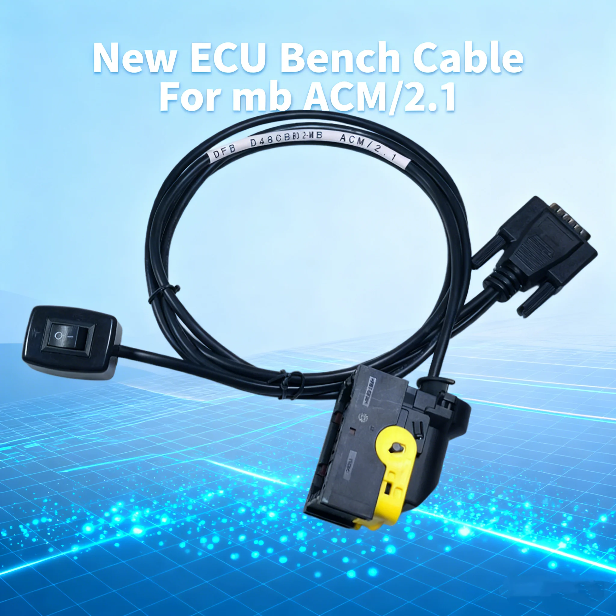 ECU & Diagnostic Connector ACM/2.1 ECU Bench Cable ECU Adapter Cable K-line&CAN Cable For Mercedes-Benz Connecting
ECU & Diagnostic Connector ACM/2.1 ECU Bench Cable ECU Adapter Cable K-line&CAN Cable For Mercedes-Benz Connecting
