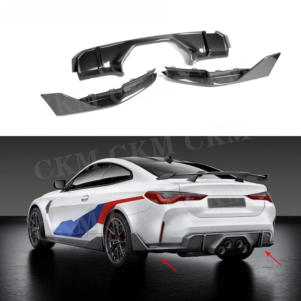 Dry Carbon Rear Diffuser Lip Spoiler Splitters for BMW G82 G83 M4 2021 UP M Style Car Bumper Guard Body Kits Accessories
Dry Carbon Rear Diffuser Lip Spoiler Splitters for BMW G82 G83 M4 2021 UP M Style Car Bumper Guard Body Kits Accessories