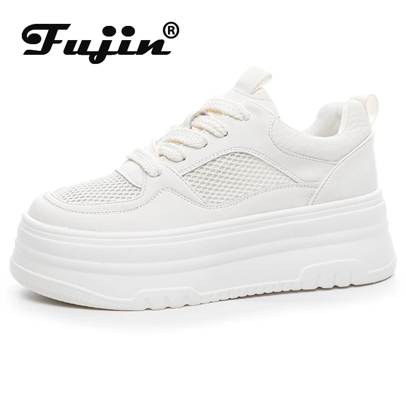 Fujin 6 см, массивные кроссовки из искусственной кожи с воздушной сеткой из искусственной кожи и микрофибры, модные сандалии на танкетке, дышащая женская обувь на плоской подошве на плоской подошве
Fujin 6 см, массивные кроссовки из искусственной кожи с воздушной сеткой из искусственной кожи и микрофибры, модные сандалии на танкетке, дышащая женская обувь на плоской подошве на плоской подошве