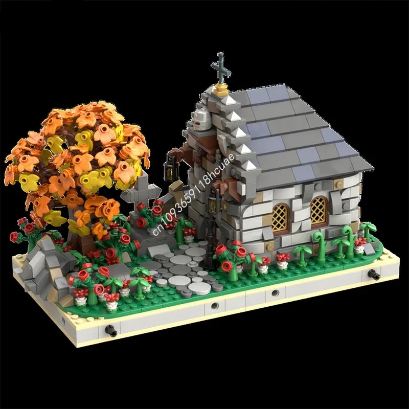 1281 деталь MOC: Средневековый мини-храм с гробницей, конструктор-замок, рождественский подарок, креативное украшение для дома, модель для самостоятельной сборки
1281 деталь MOC: Средневековый мини-храм с гробницей, конструктор-замок, рождественский подарок, креативное украшение для дома, модель для самостоятельной сборки