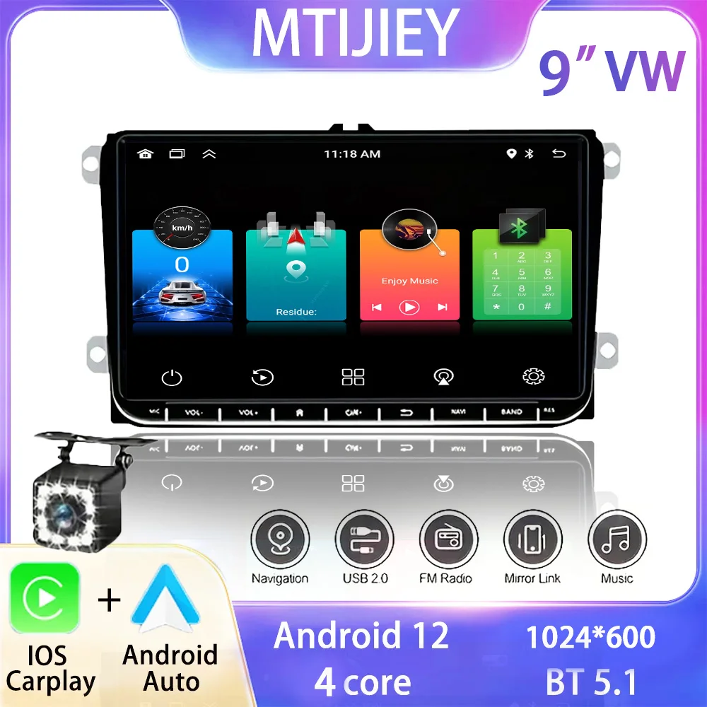 9 Inch 2 Din Android Auto Carplay Car Radio Audio Multimedia Player 32G GPS for Hyundai Toyota Nissan Kia Car Audio
9 Inch 2 Din Android Auto Carplay Car Radio Audio Multimedia Player 32G GPS for Hyundai Toyota Nissan Kia Car Audio