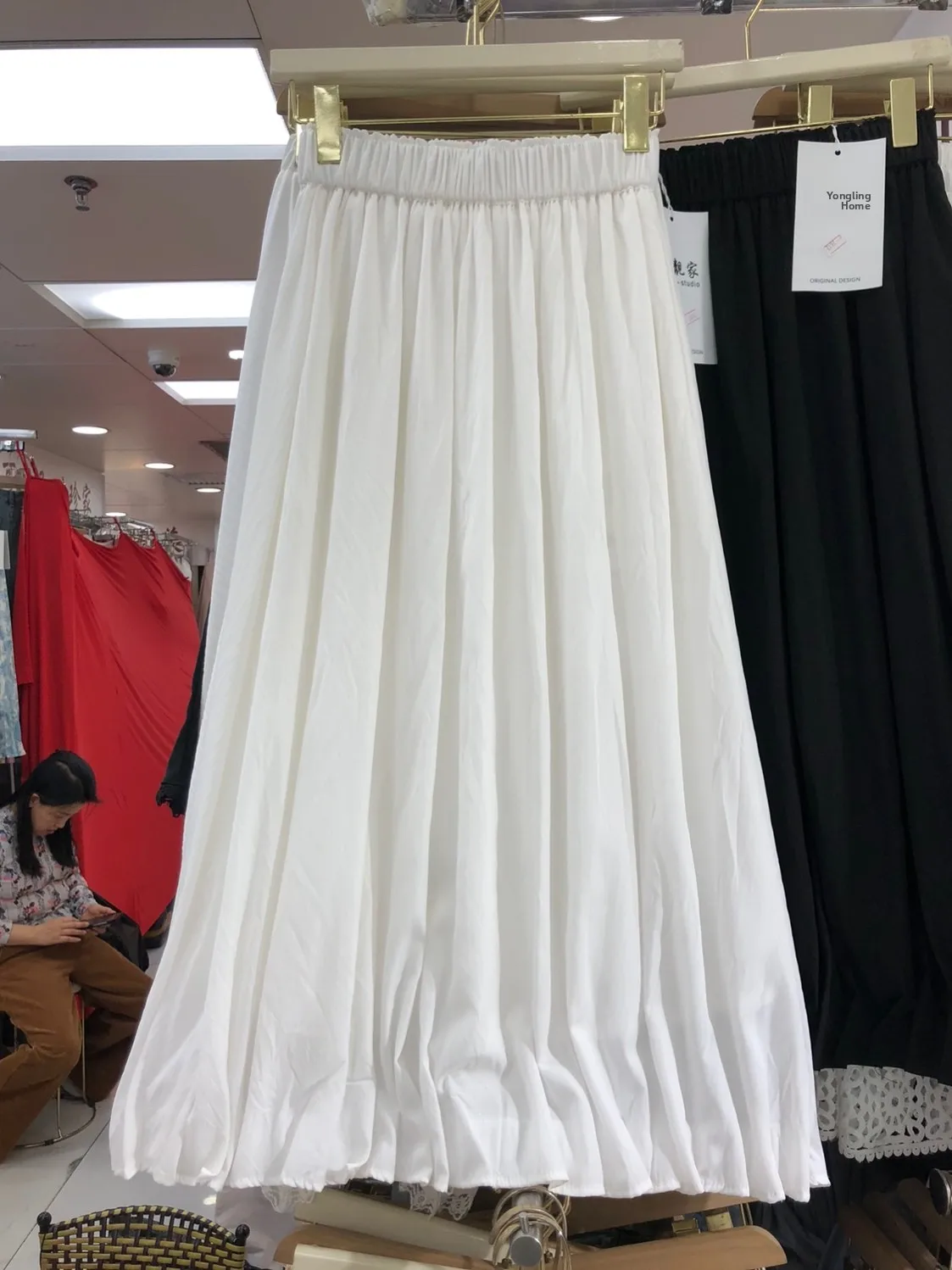 Elegant White Bloomer Skirt Fashionable Unique Design Simple Atmosphere High Waist A-Line Skirt for Ladies Polyester Fiber
Elegant White Bloomer Skirt Fashionable Unique Design Simple Atmosphere High Waist A-Line Skirt for Ladies Polyester Fiber
