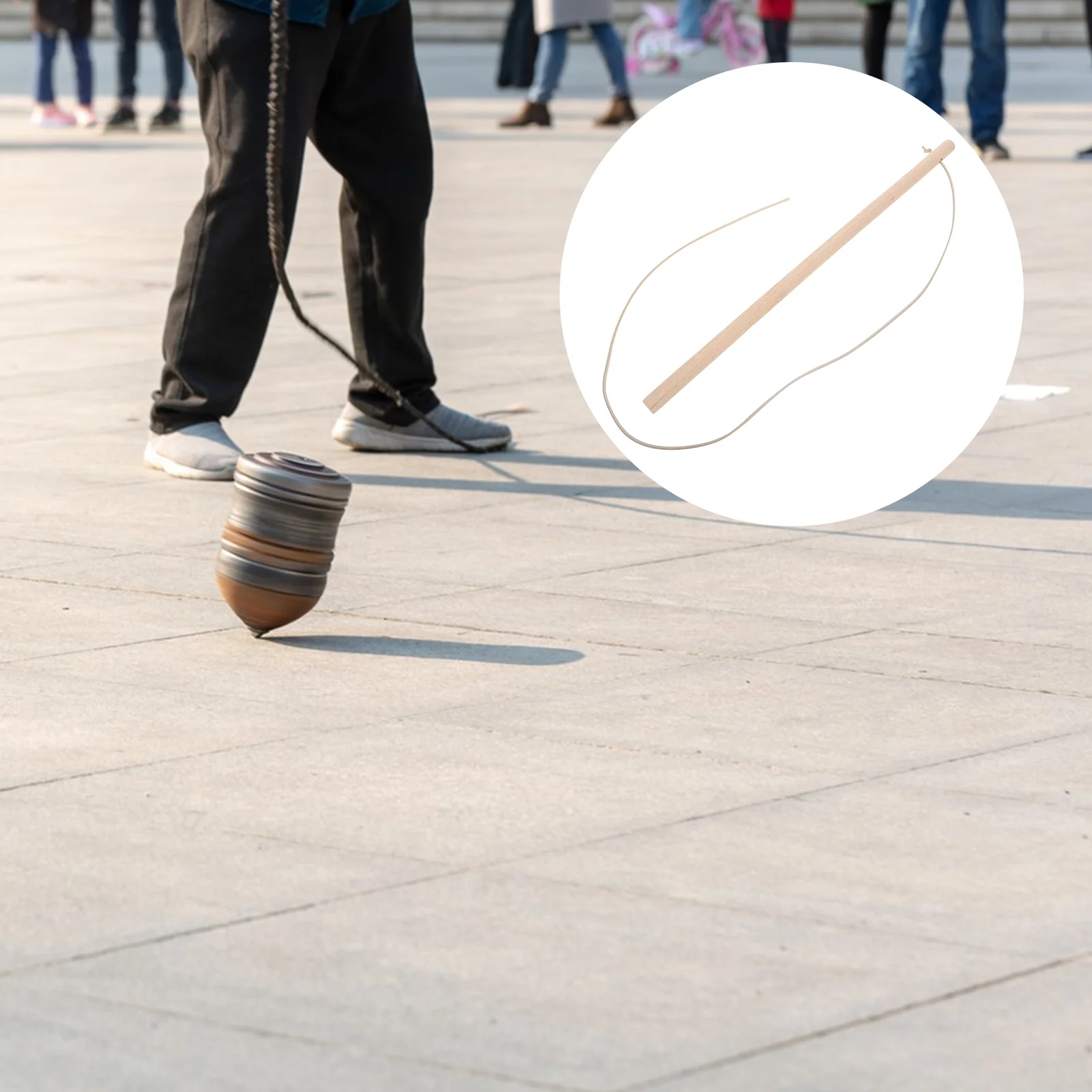 Wooden Gyro Whip 5/3/1 Montessori Spinning Drum Tops Labor Saving Devices Finger 
Wooden Gyro Whip 5/3/1 Montessori Spinning Drum Tops Labor Saving Devices Finger