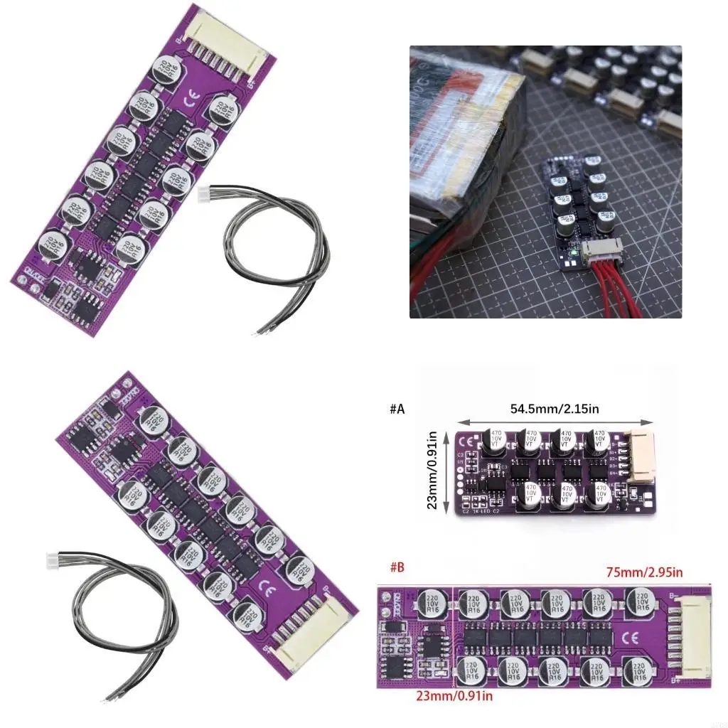 Active Equalizing 3-4S/5-6S Battery Energy Capacitor Battery Maintenance Equalizing Board Replacement
Active Equalizing 3-4S/5-6S Battery Energy Capacitor Battery Maintenance Equalizing Board Replacement