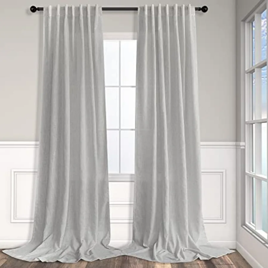 Light Curtains 102 Inch Long for Living Room 2 Panels Set Back Tab Pocket Large Window Drape Semi Sheer Dove Silver Gray Curtai
Light Curtains 102 Inch Long for Living Room 2 Panels Set Back Tab Pocket Large Window Drape Semi Sheer Dove Silver Gray Curtai