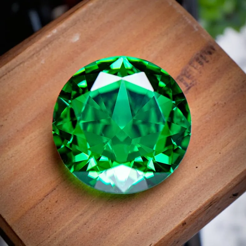 Wholesale Cubic Zirconia Crushed Ice Cut No Certificate Round Shape Dark Green Color Charms Bead Top Jewelry Making Materials
Wholesale Cubic Zirconia Crushed Ice Cut No Certificate Round Shape Dark Green Color Charms Bead Top Jewelry Making Materials