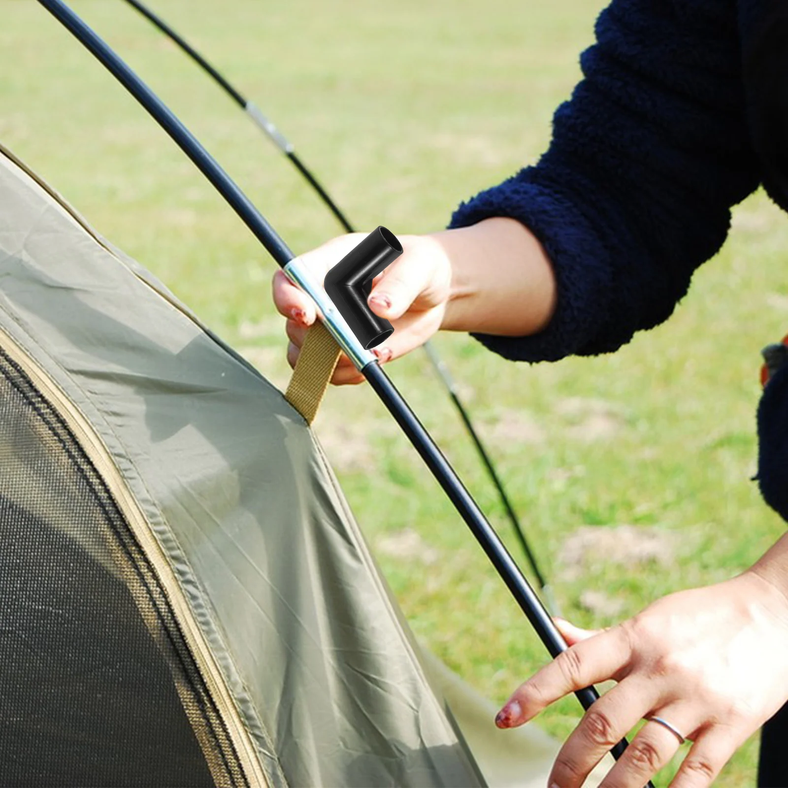 30Pcs Tent Rod Adapter Plastic Right Angle Elbow Connectors Canopy Frame Replacement Parts Outdoor Camping Tent Fittings
30Pcs Tent Rod Adapter Plastic Right Angle Elbow Connectors Canopy Frame Replacement Parts Outdoor Camping Tent Fittings