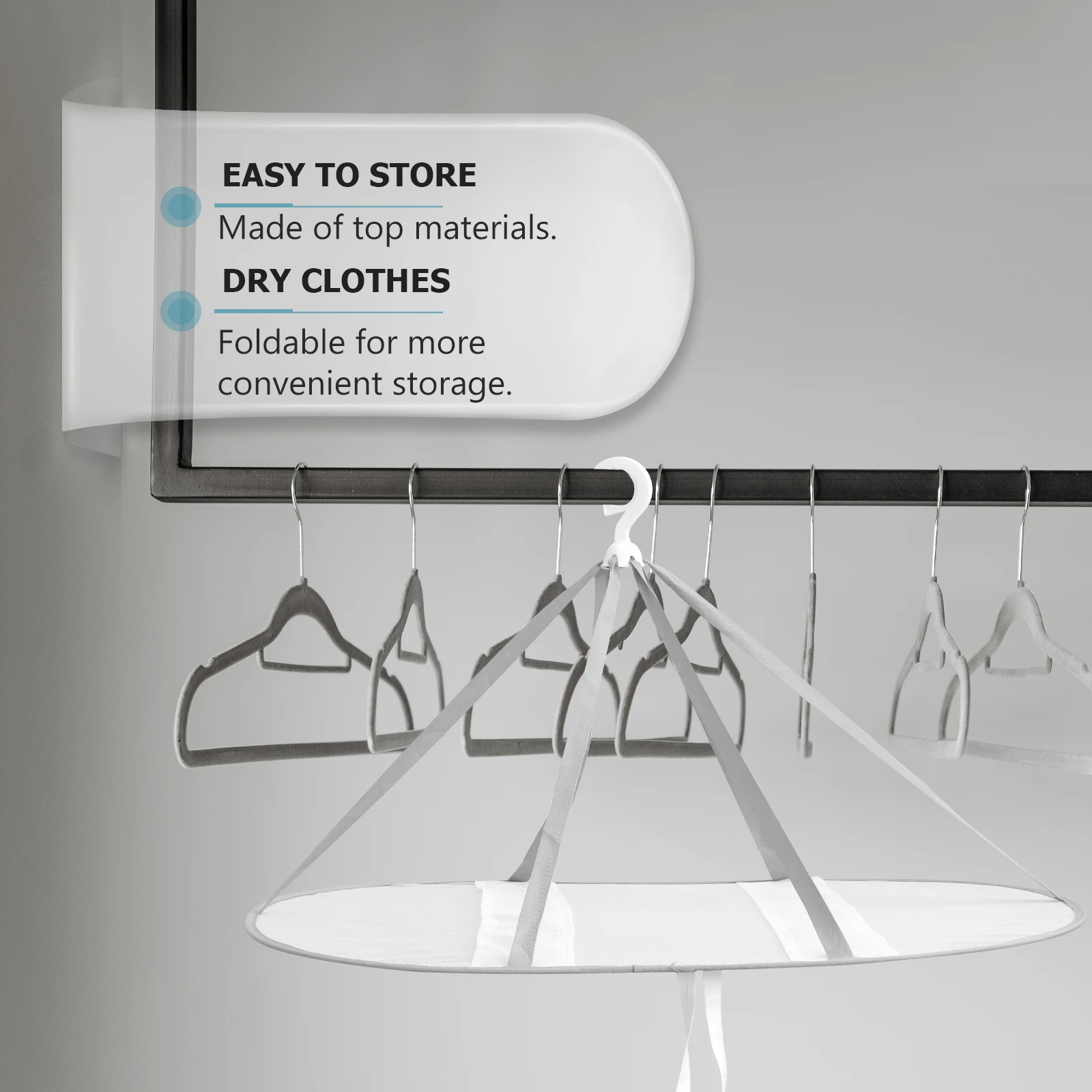 Hanging Clothes Laundry Net Basket For T-Shirt Sweater Underwear Foldable Water Draining For Indoor Outdoor Use Rectangular
Hanging Clothes Laundry Net Basket For T-Shirt Sweater Underwear Foldable Water Draining For Indoor Outdoor Use Rectangular