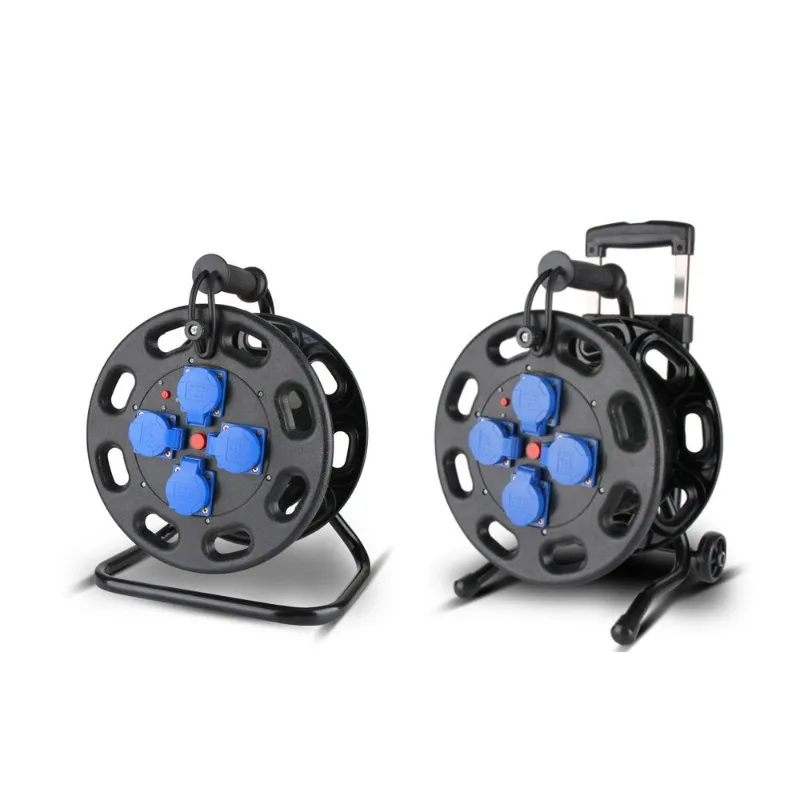 Retractable power cord reel socket 10M/25M/50M/100M portable outdoor/indoor rubber power cord reel
Retractable power cord reel socket 10M/25M/50M/100M portable outdoor/indoor rubber power cord reel