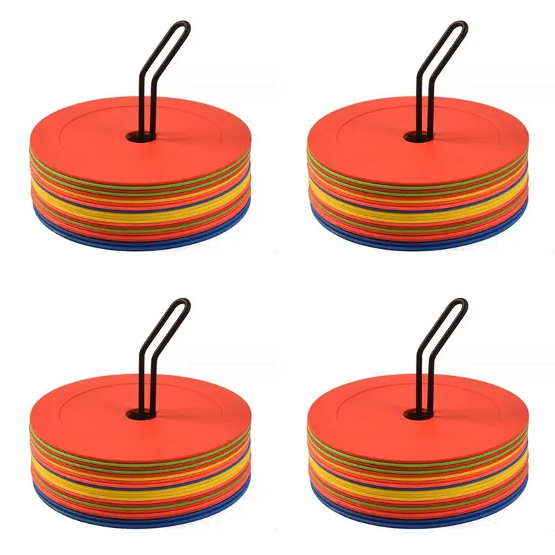 L71A 40Pcs Soccer Flat Cones Marker Disc,Basketball Sports Speed Agility Training Markers,Portable Training Equipment
L71A 40Pcs Soccer Flat Cones Marker Disc,Basketball Sports Speed Agility Training Markers,Portable Training Equipment