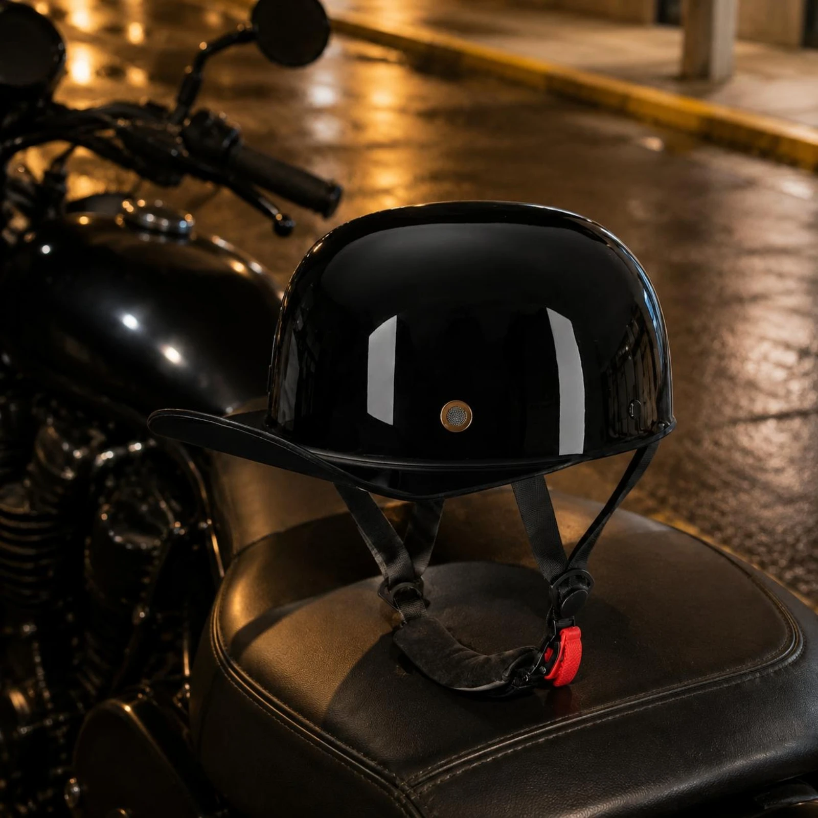 Cap Brim Helmet DOT Certified Retro Motorcycle Helmet Headgear Gender-Neutral Defensive Gear Full Season Use for Scooter Riding
Cap Brim Helmet DOT Certified Retro Motorcycle Helmet Headgear Gender-Neutral Defensive Gear Full Season Use for Scooter Riding