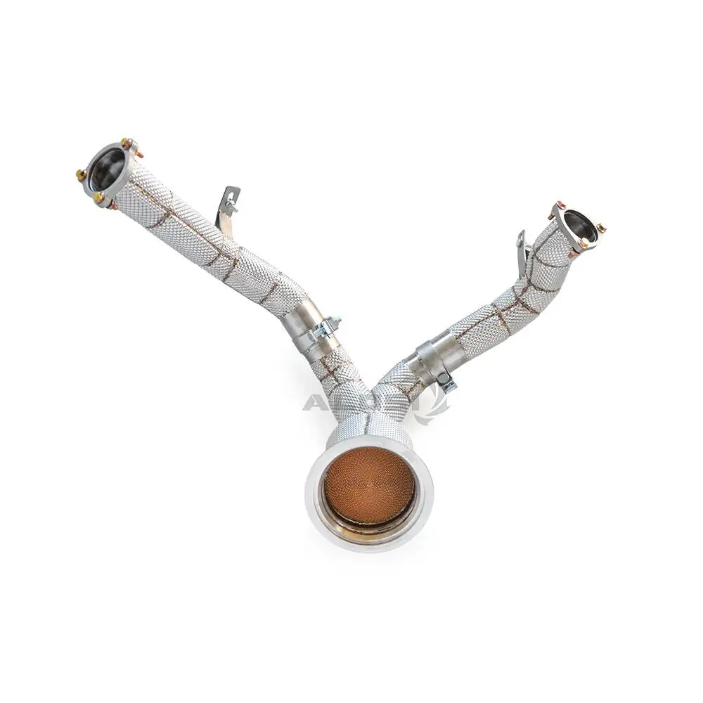 Exhaust Pipe for Audi Q7/Q8 55 TFSI (4M) 3.0T EA839 2019-2024 High-performance Exhaust Downpipe Perfect Fit
Exhaust Pipe for Audi Q7/Q8 55 TFSI (4M) 3.0T EA839 2019-2024 High-performance Exhaust Downpipe Perfect Fit