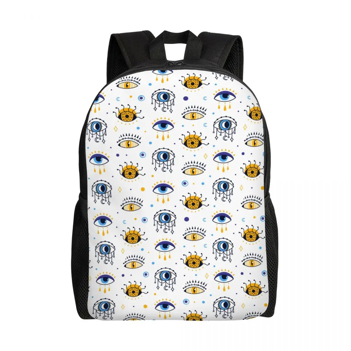 Custom Turkish Evil Eye Collection On White Backpack for Waterproof College School Lucky Charm Amulet Bag Print Bookbags
Custom Turkish Evil Eye Collection On White Backpack for Waterproof College School Lucky Charm Amulet Bag Print Bookbags